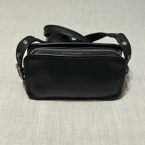 Coach Black Leather Crossbody Bag - Picture 1 of 15